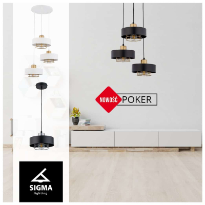 Lampa Wisząca Poker 32063 Sigma